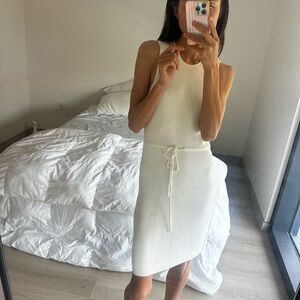 White summer mini dress size S